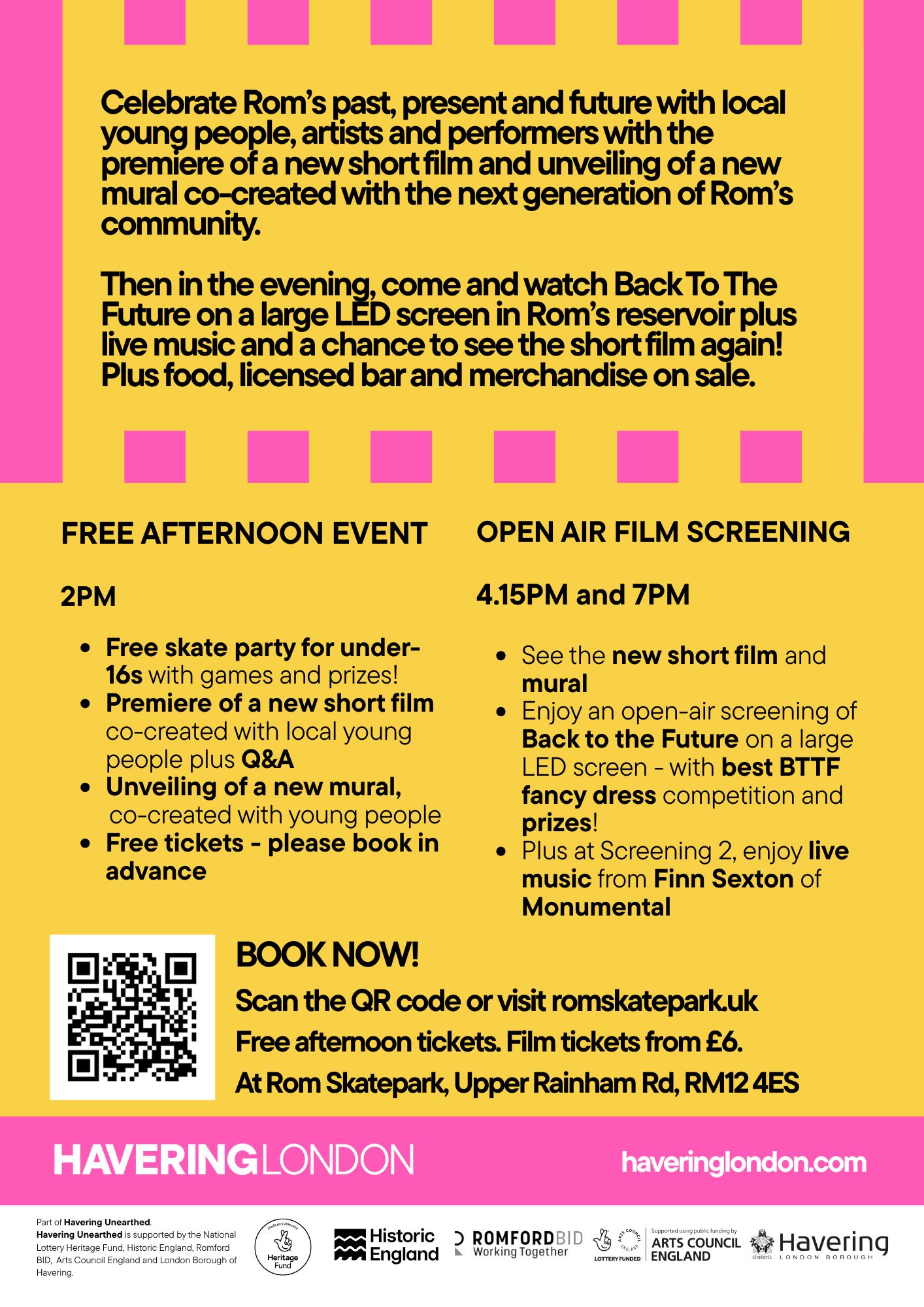 A5 Flyer Skatepark Revived BACK 1