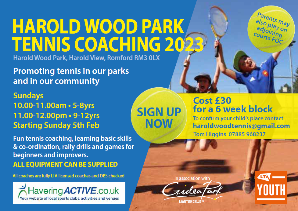 Harold Wood Tennis Feb 23