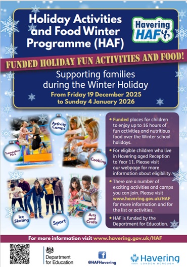 Havering HAF Winter Programme25